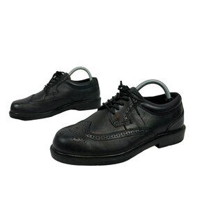 Nunn Bush Mens Comfort Gel Leather Wingtip Adam Oxford 83512-01 Size 7 Black